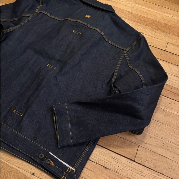 NWT Brave Star, Badlands Jacket in Cone Mills Selvage Denim, Size XL - Picture 4 of 6